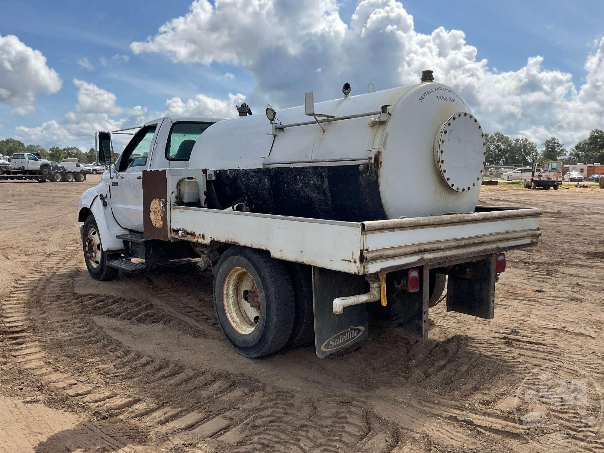 2006 FORD F-650XL SD VIN: 3FRNF65E86V246518 S/A VACUUM TRUCK