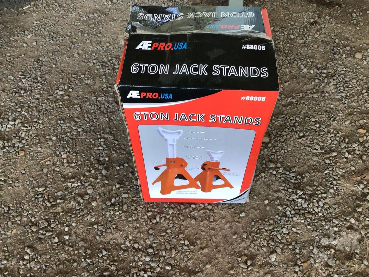 AE PRO.USA 88006 6" TON JACK STANDS
