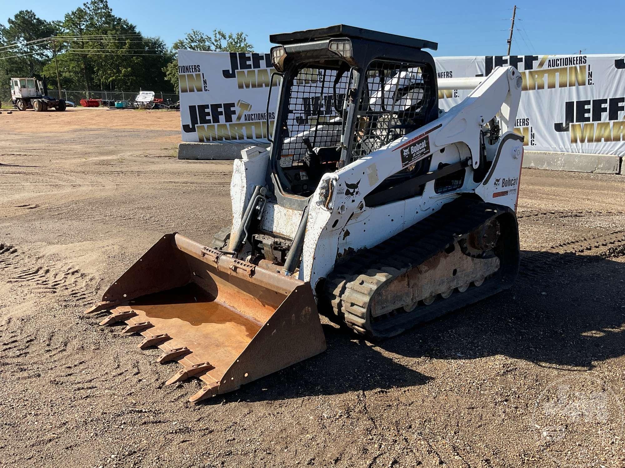 2014 BOBCAT MODEL T770 MULTI TERRAIN LOADER SN: ANST12986 CANOPY