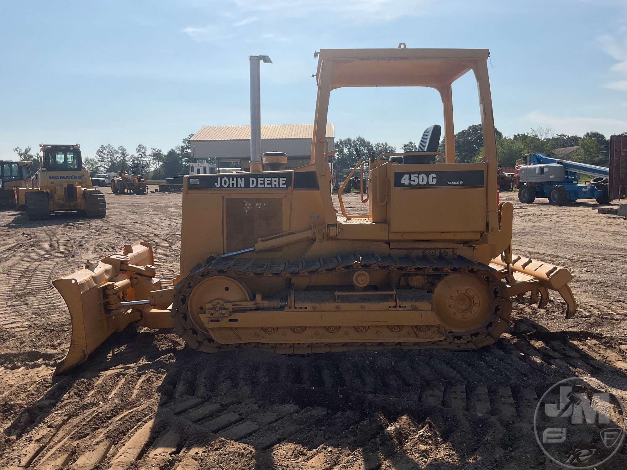 1993 DEERE 450G SERIES IV SN: T0450GH788783 CRAWLER TRACTOR CANOPY