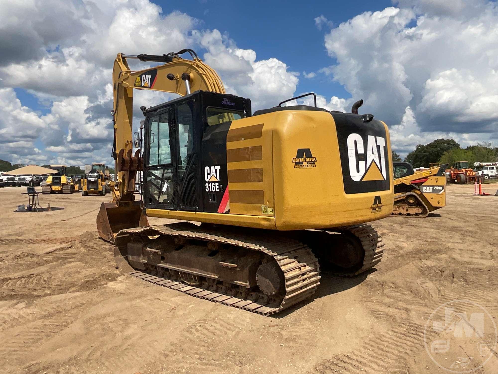 2014 CATERPILLAR 316EL HYDRAULIC EXCAVATOR SN: CAT0316ELDZW01692