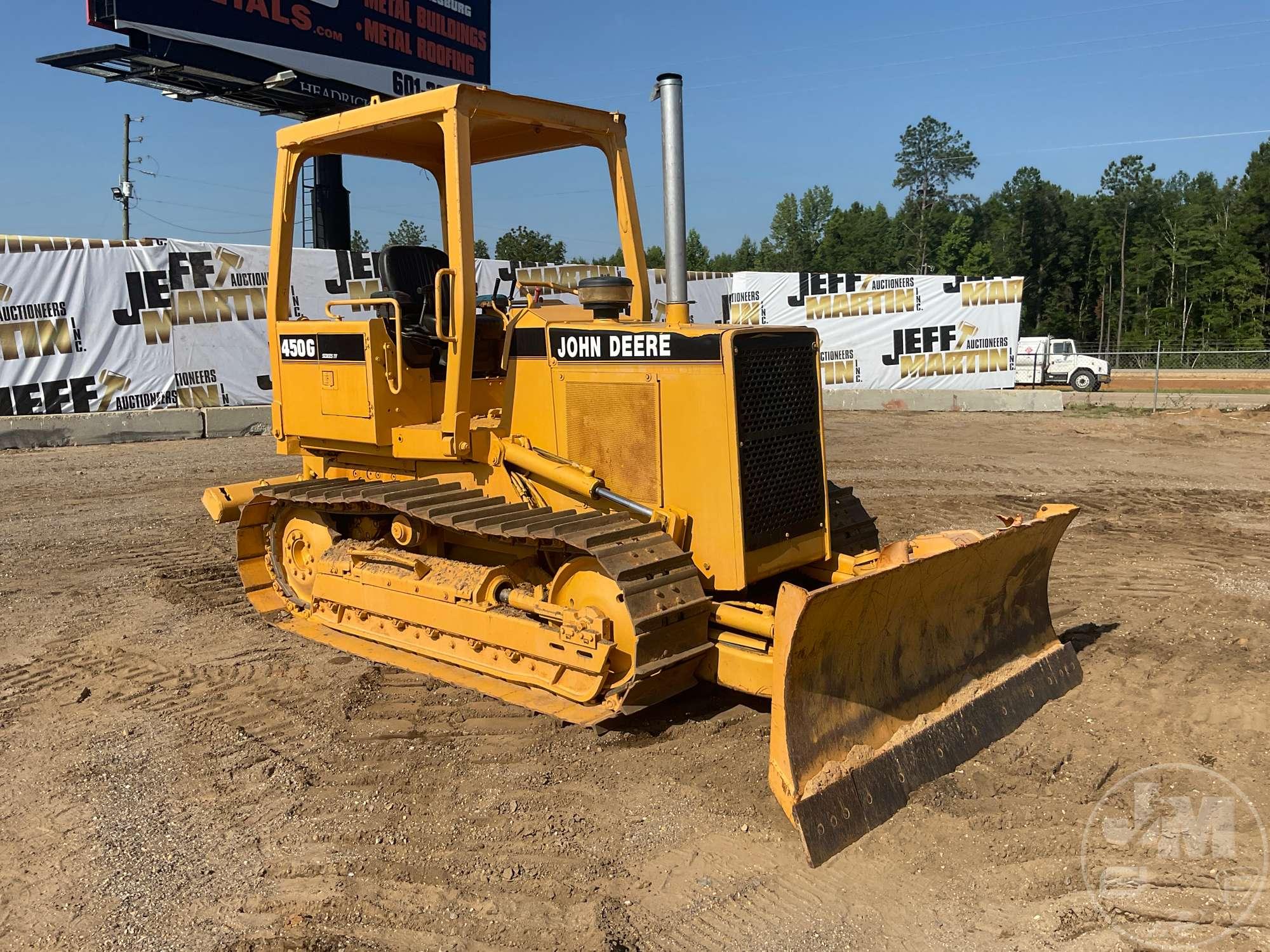 1993 DEERE 450G SERIES IV SN: T0450GH788783 CRAWLER TRACTOR CANOPY