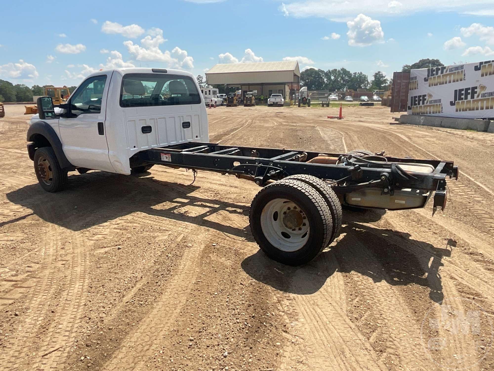 2015 FORD F-550XL SD SINGLE AXLE VIN: 1FDUF5GYXFEB05161 CAB & CHASSIS