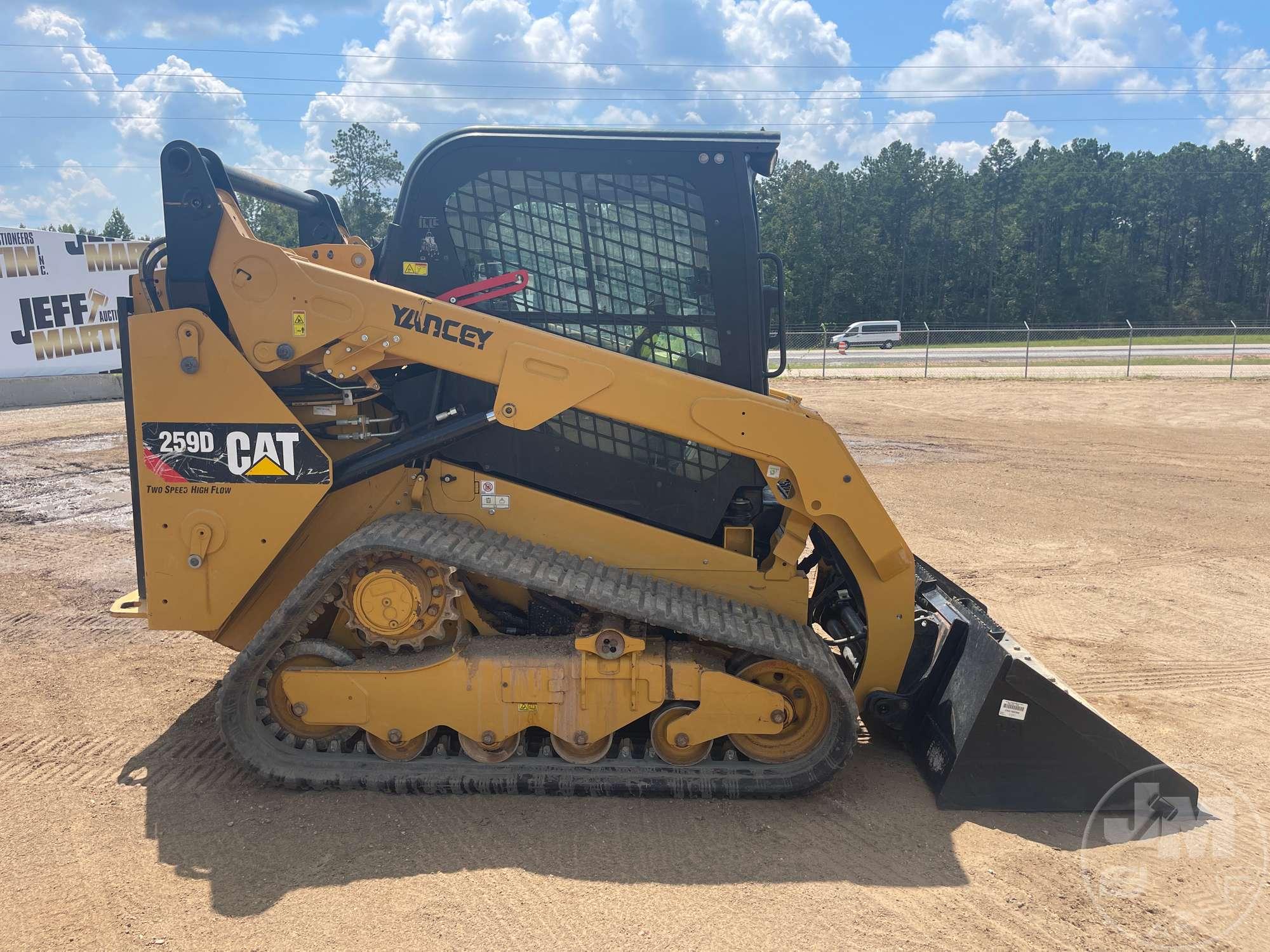 2018 CATERPILLAR MODEL 259D MULTI TERRAIN LOADER SN: CAT0259DLFTL19863 CAB