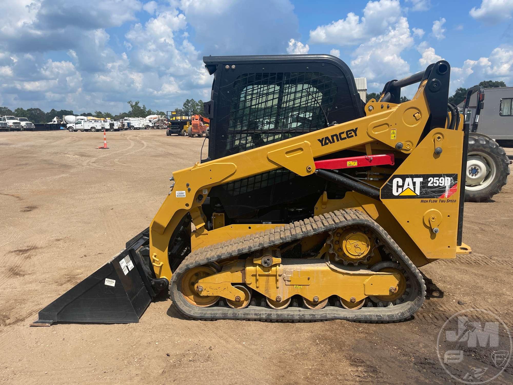 2018 CATERPILLAR MODEL 259D MULTI TERRAIN LOADER SN: CAT0259DLFTL19863 CAB