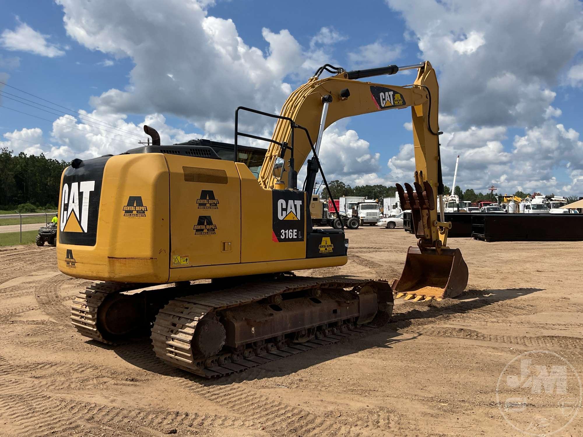 2014 CATERPILLAR 316EL HYDRAULIC EXCAVATOR SN: CAT0316ELDZW01692