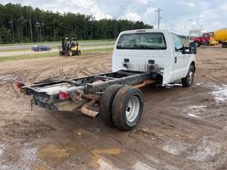 2012 FORD F-350XL SD SINGLE AXLE VIN: 1FDRF3G63CEA42411 CAB & CHASSIS