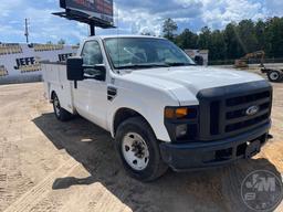 2008 FORD F-250XL SD S/A UTILITY TRUCK VIN: 1FDNF20508EC78578