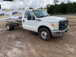 2012 FORD F-350XL SD SINGLE AXLE VIN: 1FDRF3G63CEA42411 CAB & CHASSIS