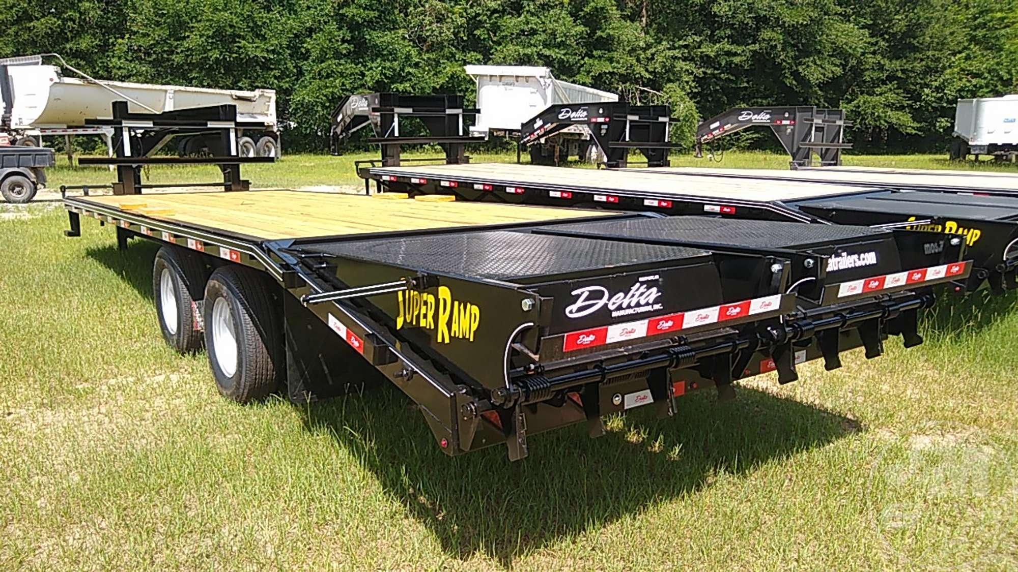 2022 DELTA 210GN 20' FLATBED TRAILER VIN: 4MWGF2522NN058133