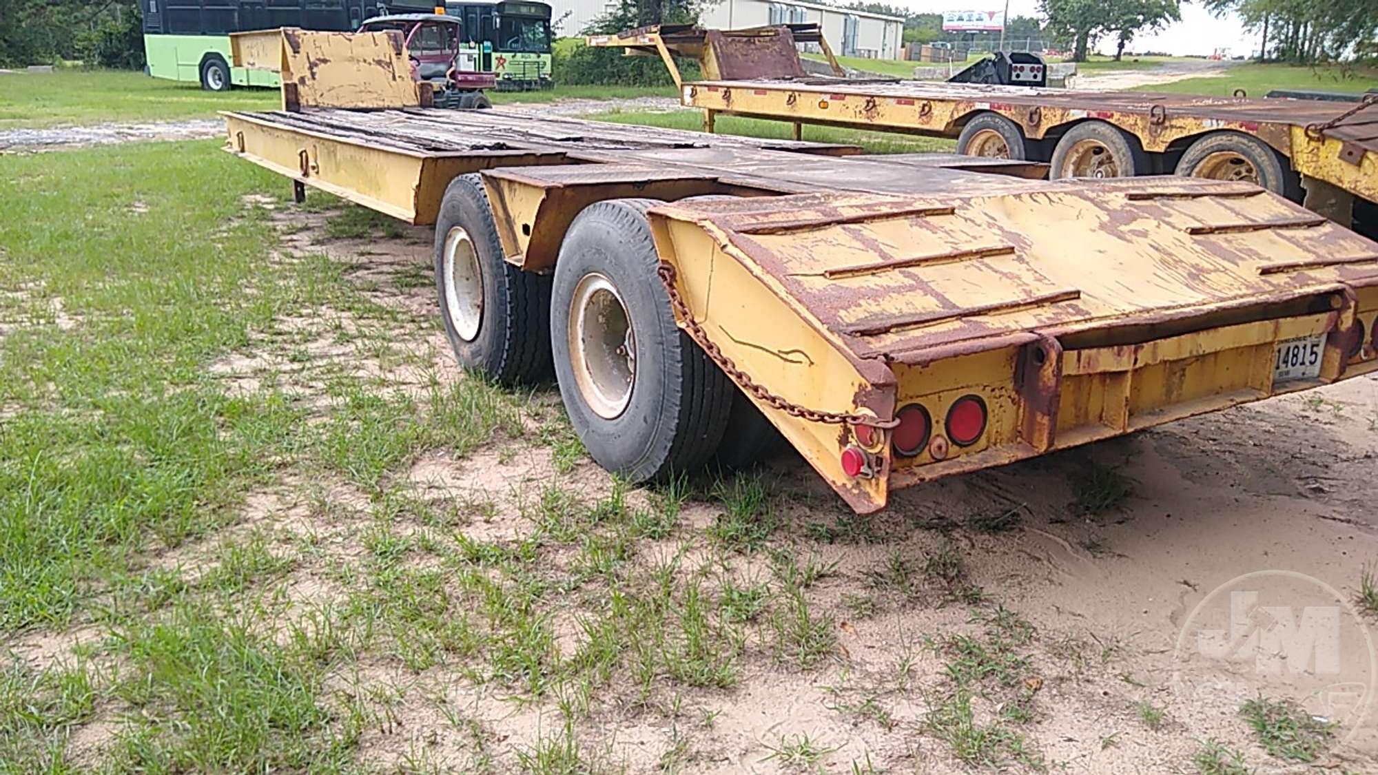 1979 HERCULES FIXED NECK LOWBOY TRAILER VIN: A791488