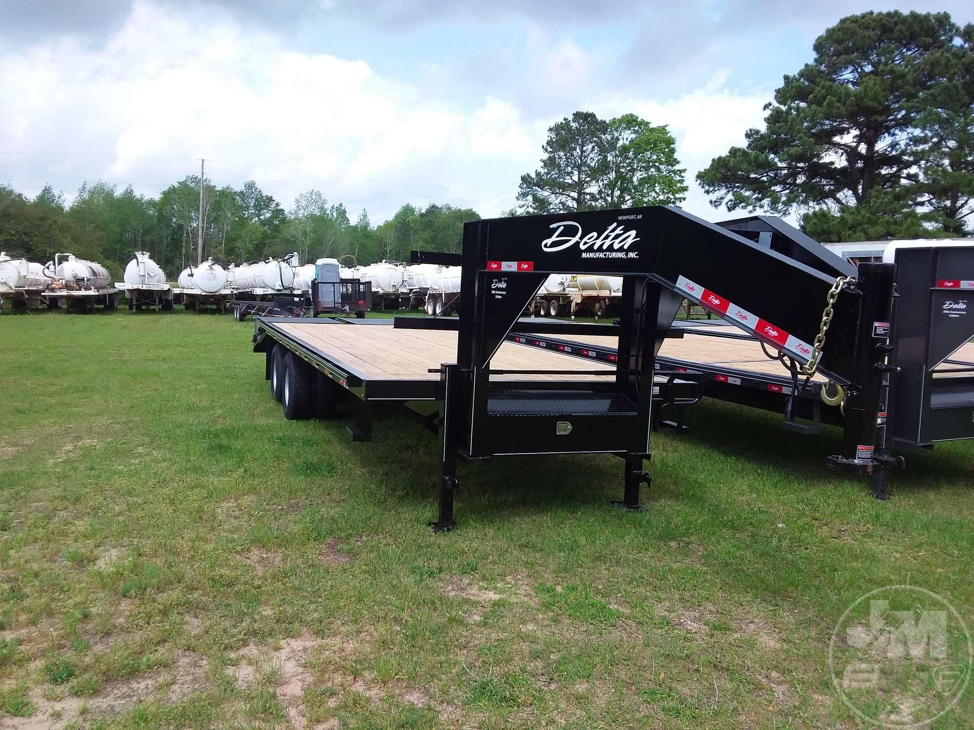 2022 DELTA 210GN 20' FLATBED TRAILER VIN: 4MWGF2529NN058095