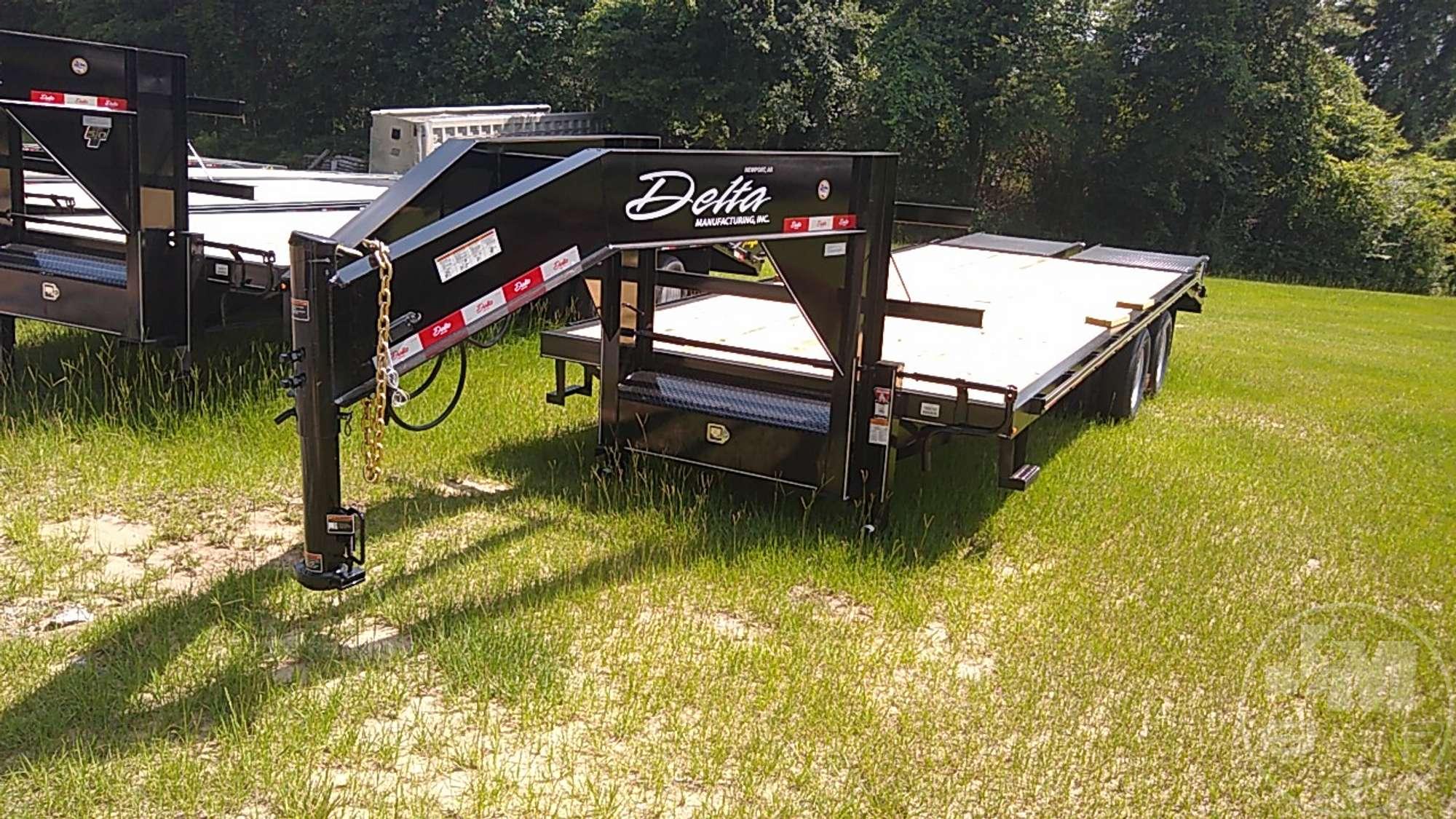 2022 DELTA 210GN 20' FLATBED TRAILER VIN: 4MWGF2522NN058133