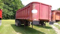 1992 PALMER TA-22LW 22' STEEL  DUMP TRAILER VIN: 1P922SS28NA003216