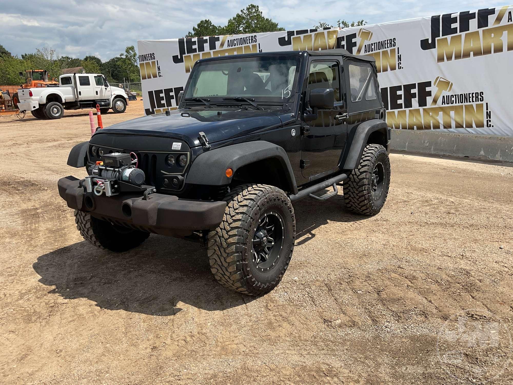 2015 JEEP WRANGLER TRAIL RATED VIN: 1C4AJWAGXFL541354 4WD SUV