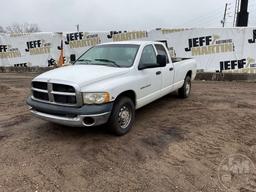 2004 DODGE RAM 2500HD CREW CAB 3/4 TON PICKUP VIN: 3D7KA28C54G178607