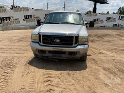 2004 FORD F-250XLT SD CREW CAB 3/4 TON PICKUP VIN: 1FTNW20LX4EA13812