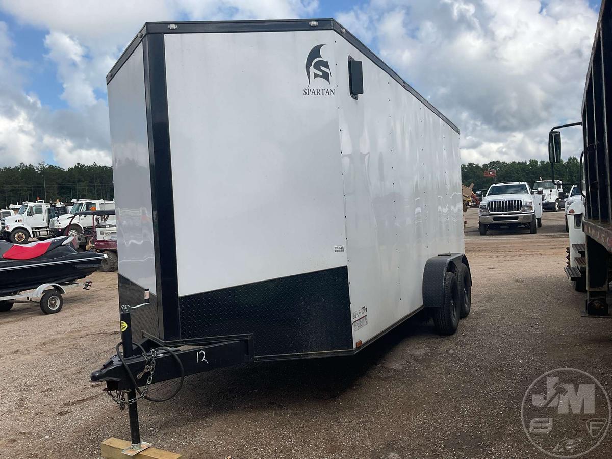 2022 SPARTAN CARGO TRAILERS SPARTAN CRAGO TRAILERS ENCLOSED TRAILER 7'X16' VIN: 50XBE1622NA029416