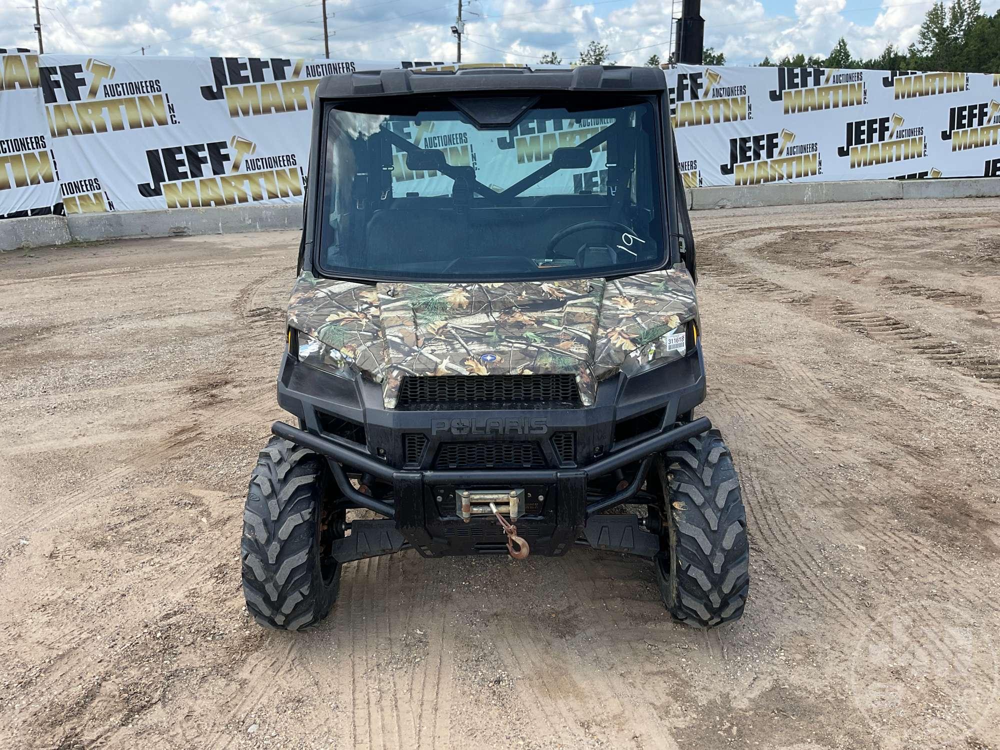 2019 POLARIS  RANGER XP900 SN: 4XARVE87XK8512450