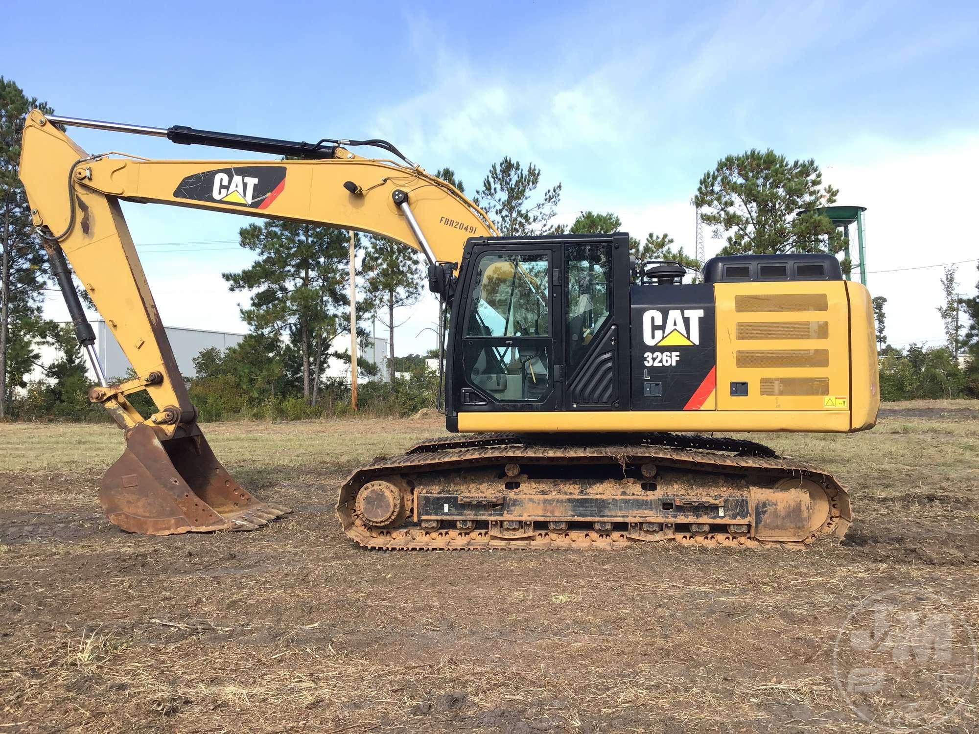 2019 CATERPILLAR 326FL HYDRAULIC EXCAVATOR SN: CAT0326FEFBR20491