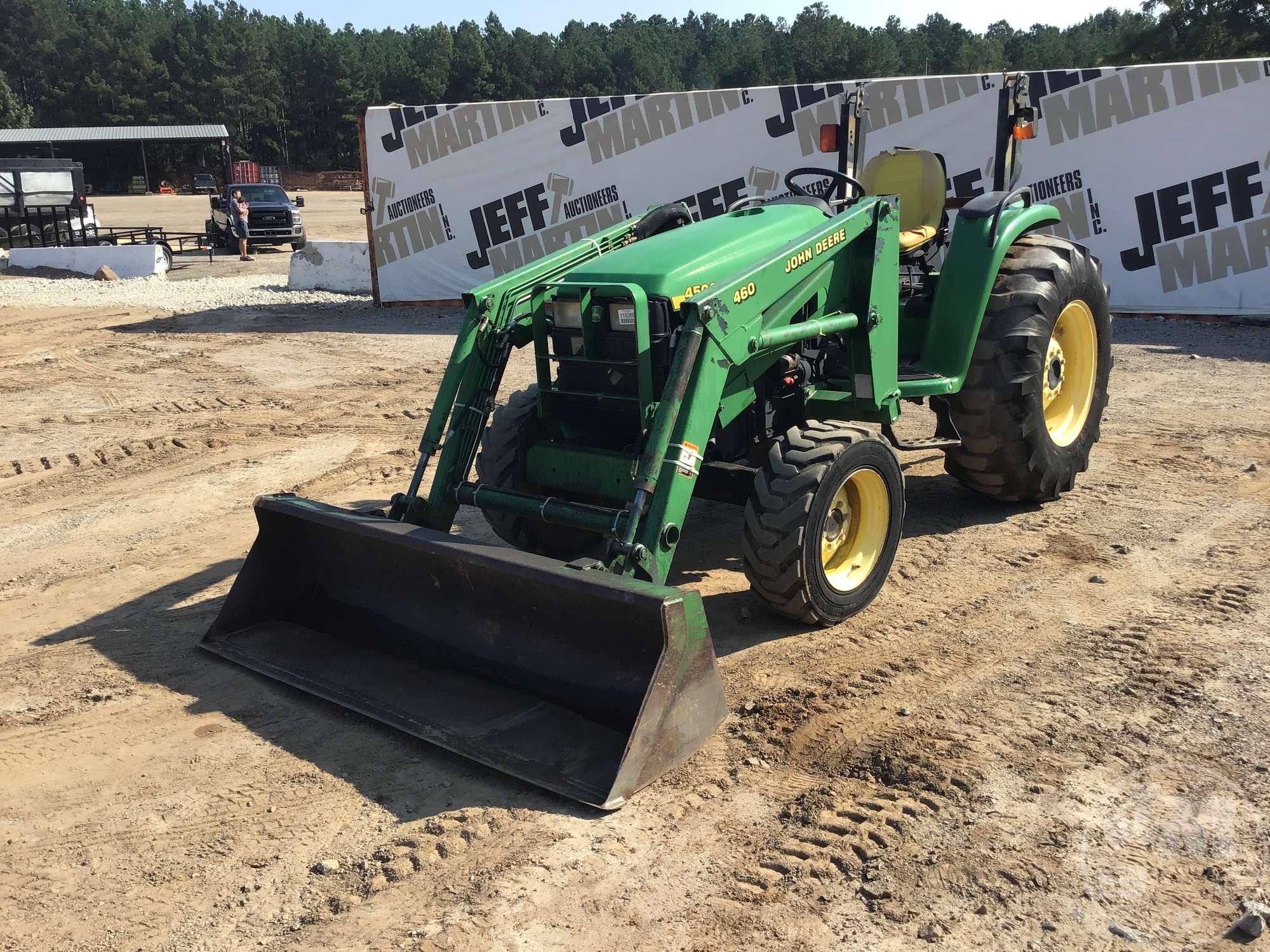 2000 JOHN DEERE 4500-460 4X4 TRACTOR W/ LOADER SN: LV4500P354084