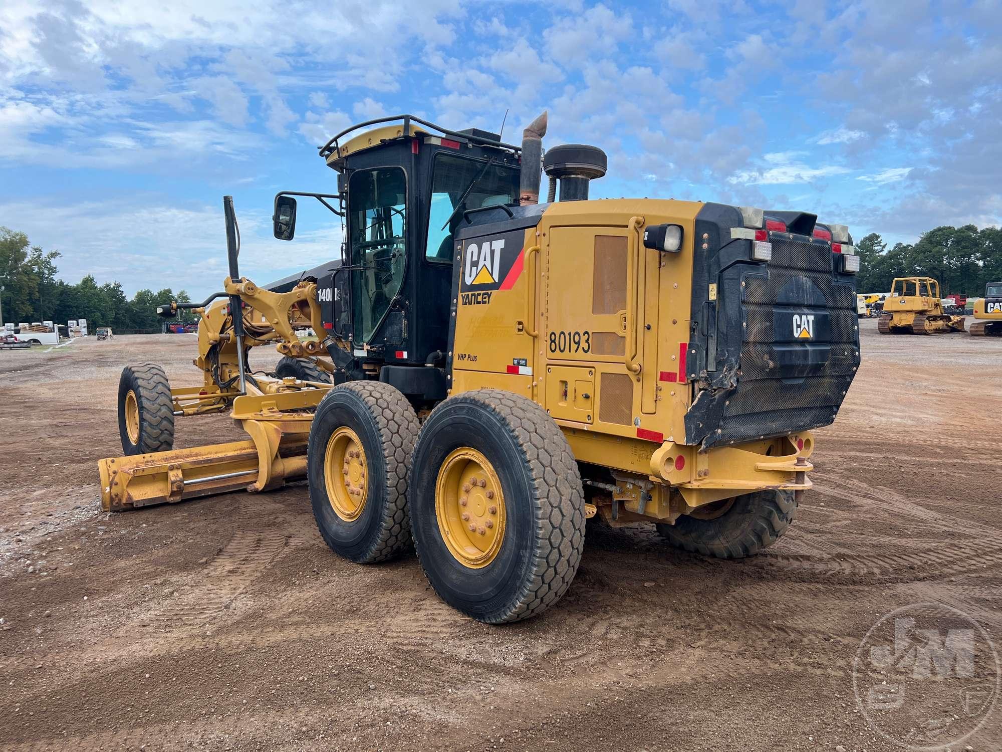 2012 CATERPILLAR 140M2 MOTORGRADER VHP MODEL SN: 0M9D01147