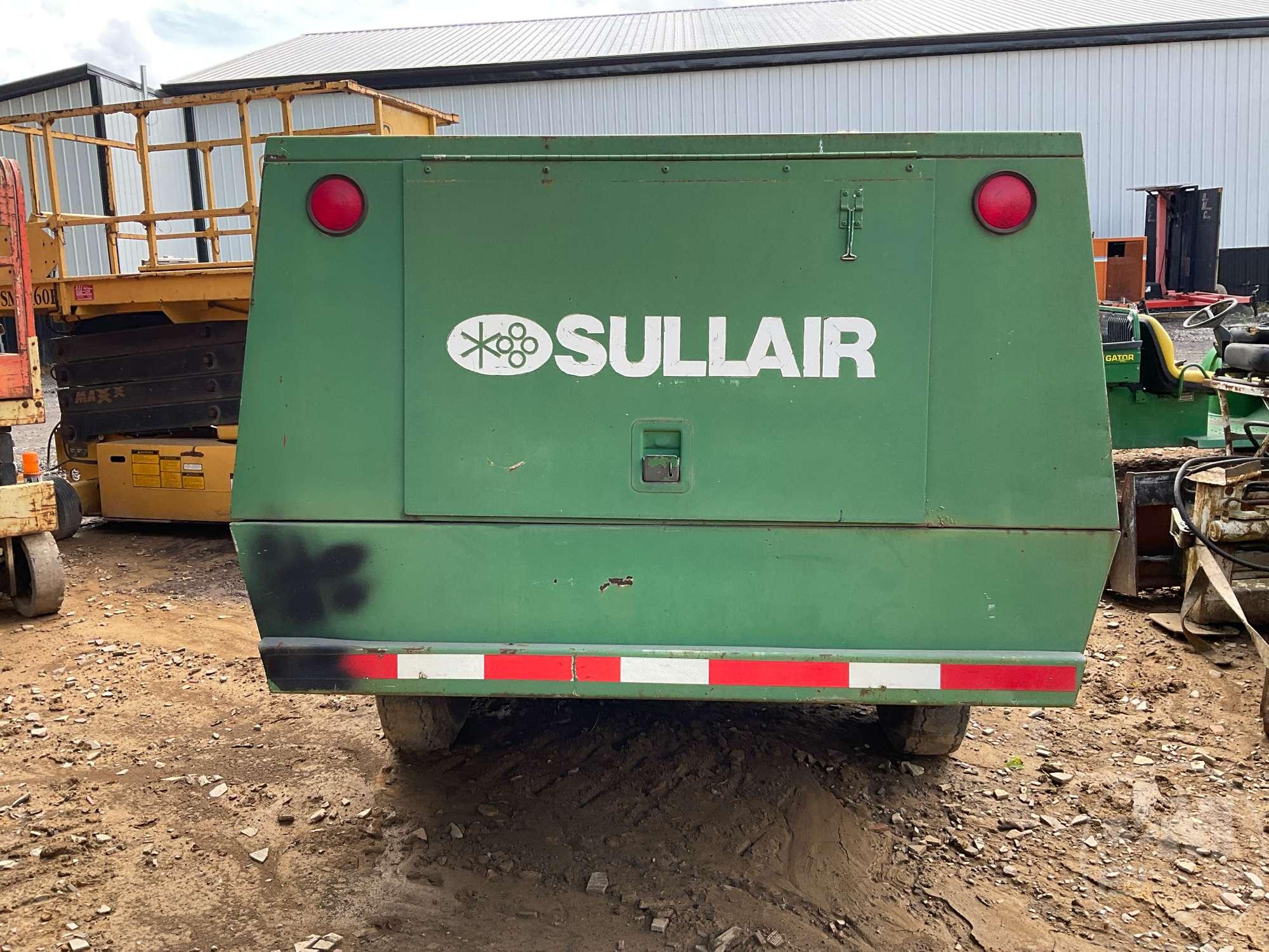 SULLAIR 375DPO-JDD 375  PORTABLE AIR COMPRESSOR SN: 004-104318