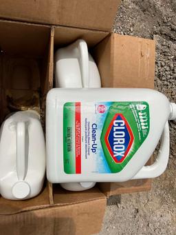 (UNUSED) CASE OF 1.4 GAL CLOROX BLEACH