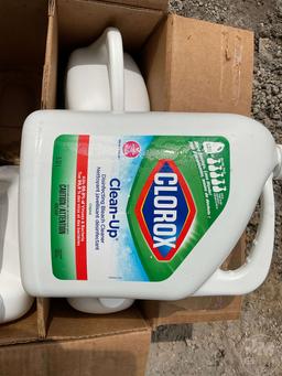 (UNUSED) CASE OF 1.4 GAL CLOROX BLEACH