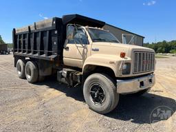 1990 GMC TOPKICK TANDEM AXLE DUMP TRUCK VIN: 1GDT7H4M6LJ610984