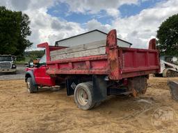 2008 FORD F-550 XL SUPER DUTY VIN: 1FDAF57R58EA65070 SINGLE AXLE DUMP TRUCK