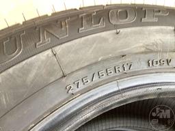 (2) DUNLOP 275/55R17 TIRES