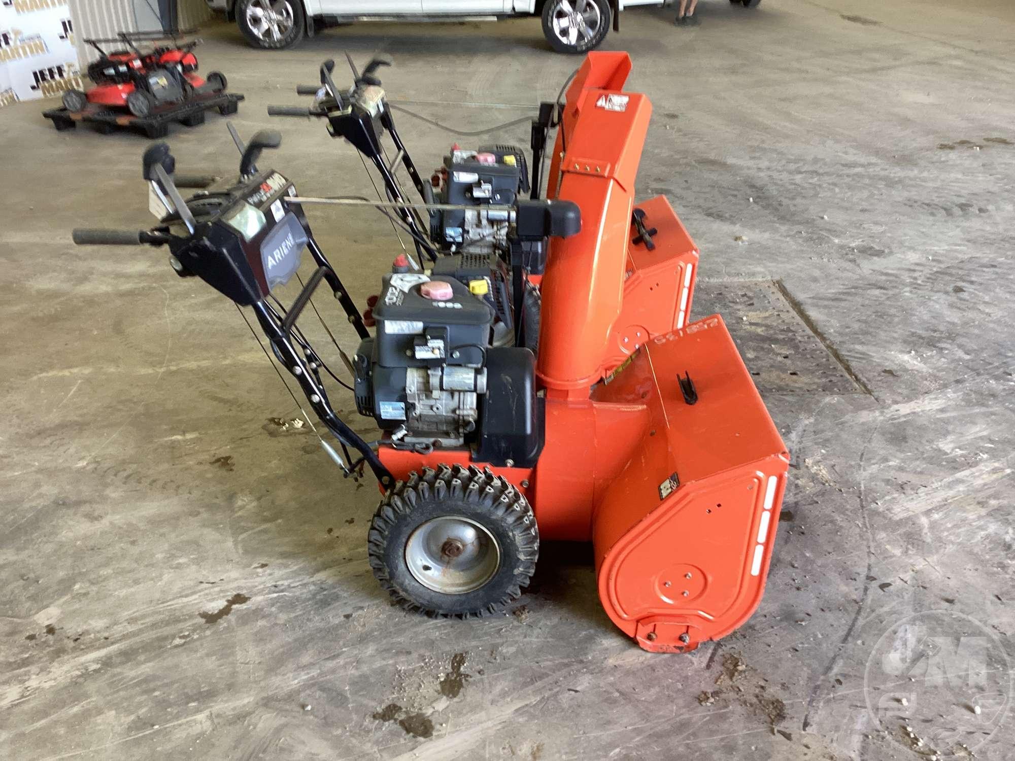 (2) ARIENS 921051 PLATINUM 30 SHO 2 STAGE 30" SNOWBLOWERS,