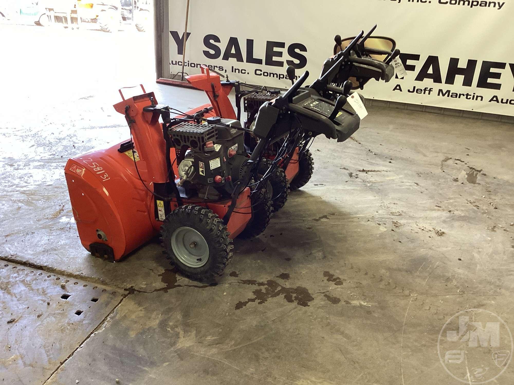 (2) HUSQVARNA ST230P 2 STAGE 30" SNOWBLOWERS, 120V PLUG IN