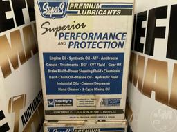 QTY OF SUPERIOR PREMIUM UNIVERSAL J20C TRACTOR HYDRAULIC FLUID