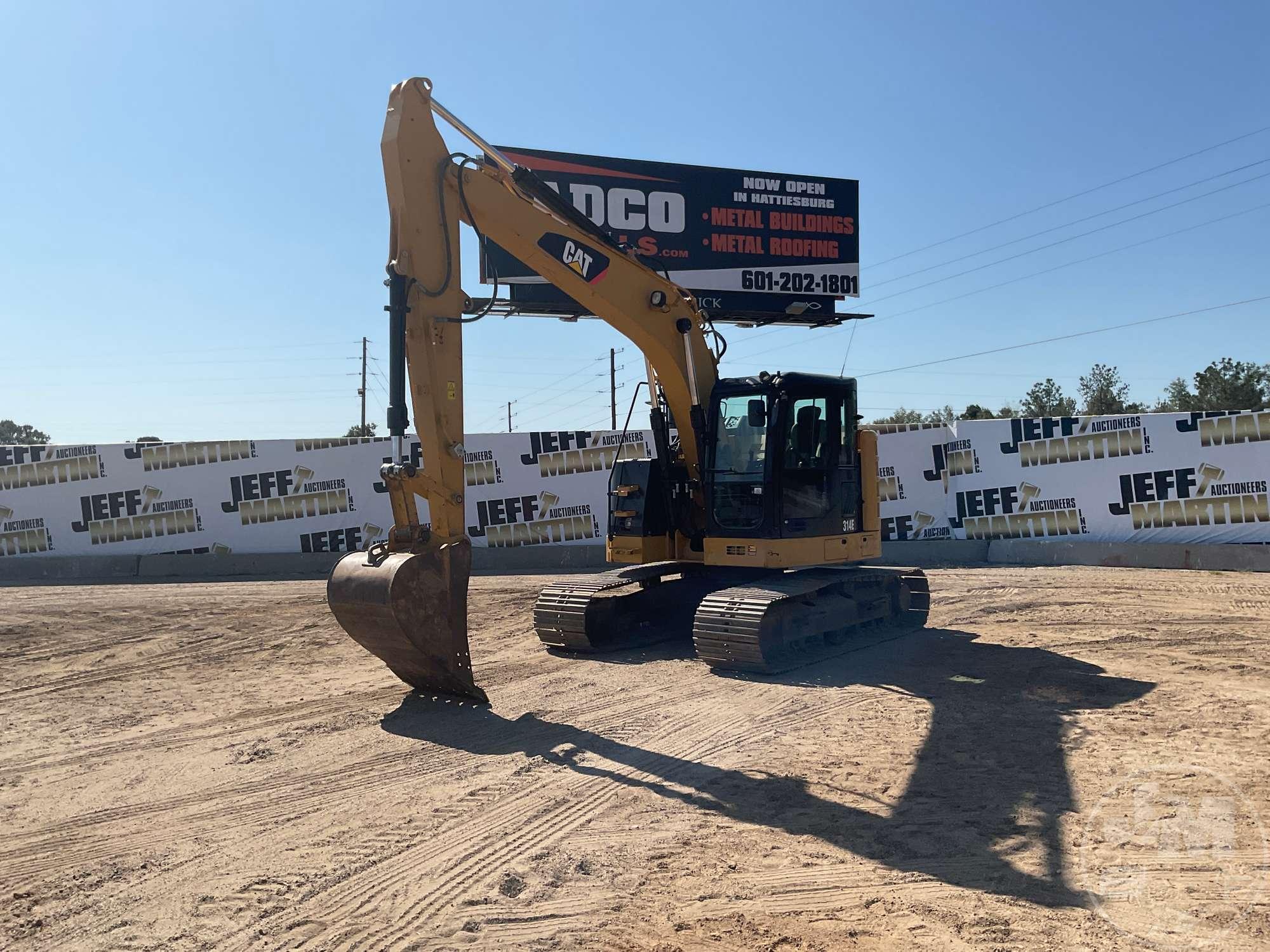 2014 CATERPILLAR 314EL CR HYDRAULIC EXCAVATOR SN: ZJT00809