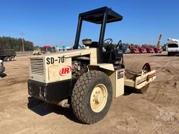 1999 INGERSOLL-RAND SD-70D PRO PAC SN: 160262 SINGLE DRUM VIBRATORY ROLLER