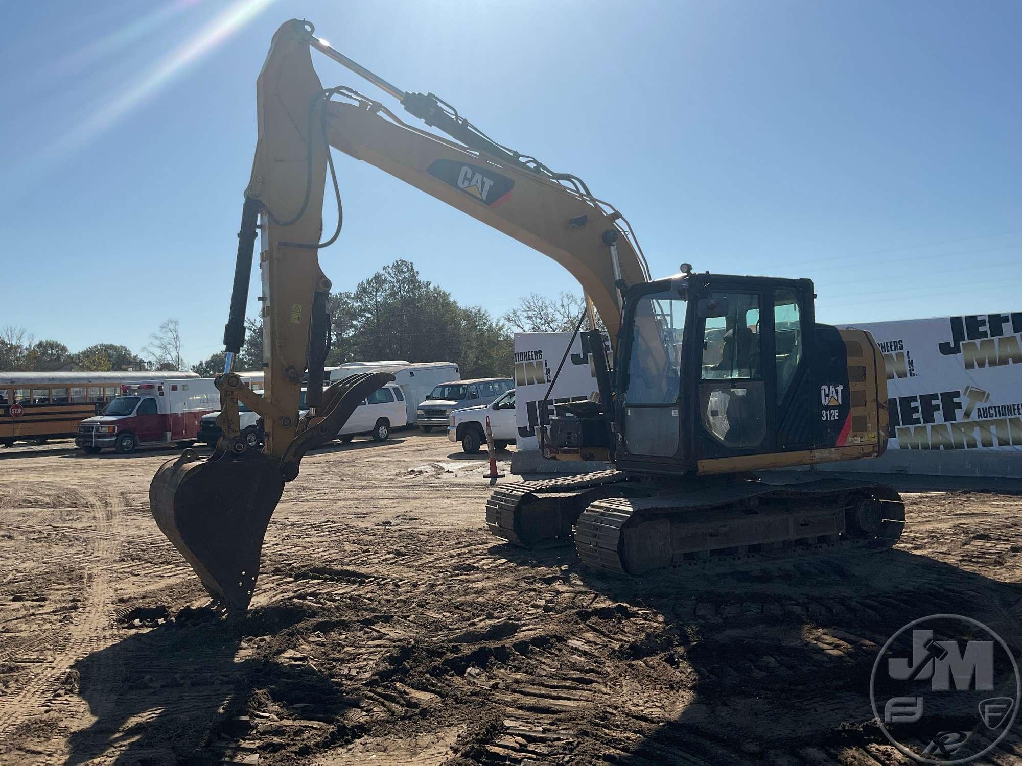 2013 CATERPILLAR 312E HYDRAULIC EXCAVATOR SN: PZL383