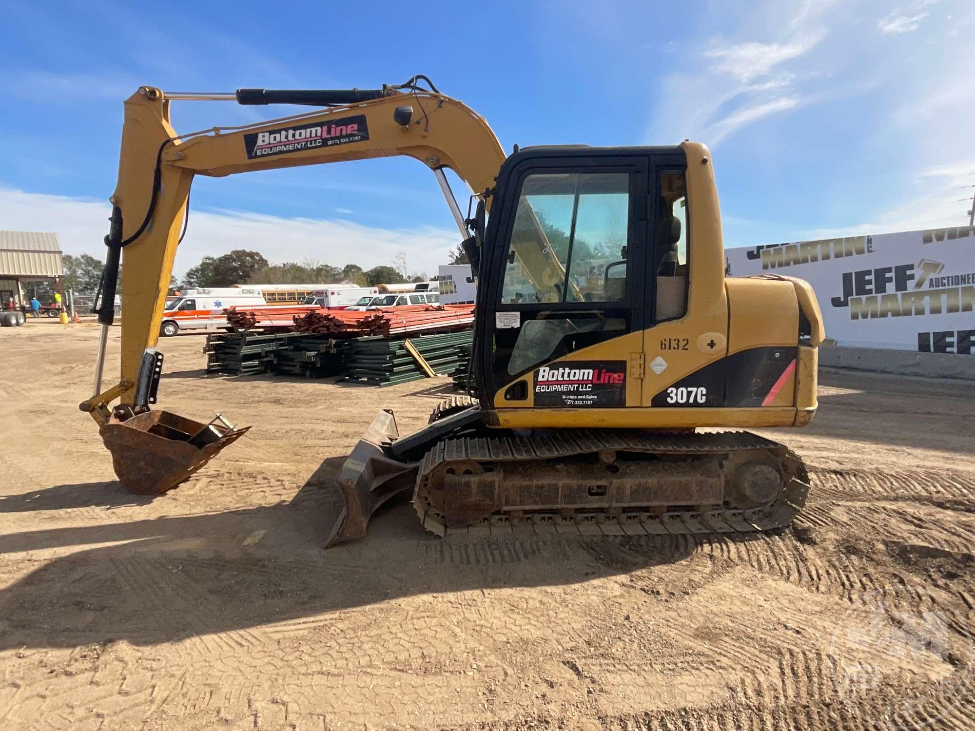 2008 CATERPILLAR 307C MINI EXCAVATOR SN: BCM01988