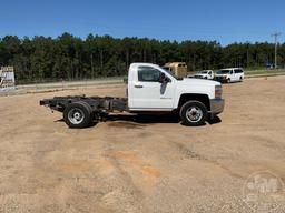 2016 CHEVROLET SILVERADO SINGLE AXLE VIN: 1GB3CYCG6GZ155092 CAB & CHASSIS