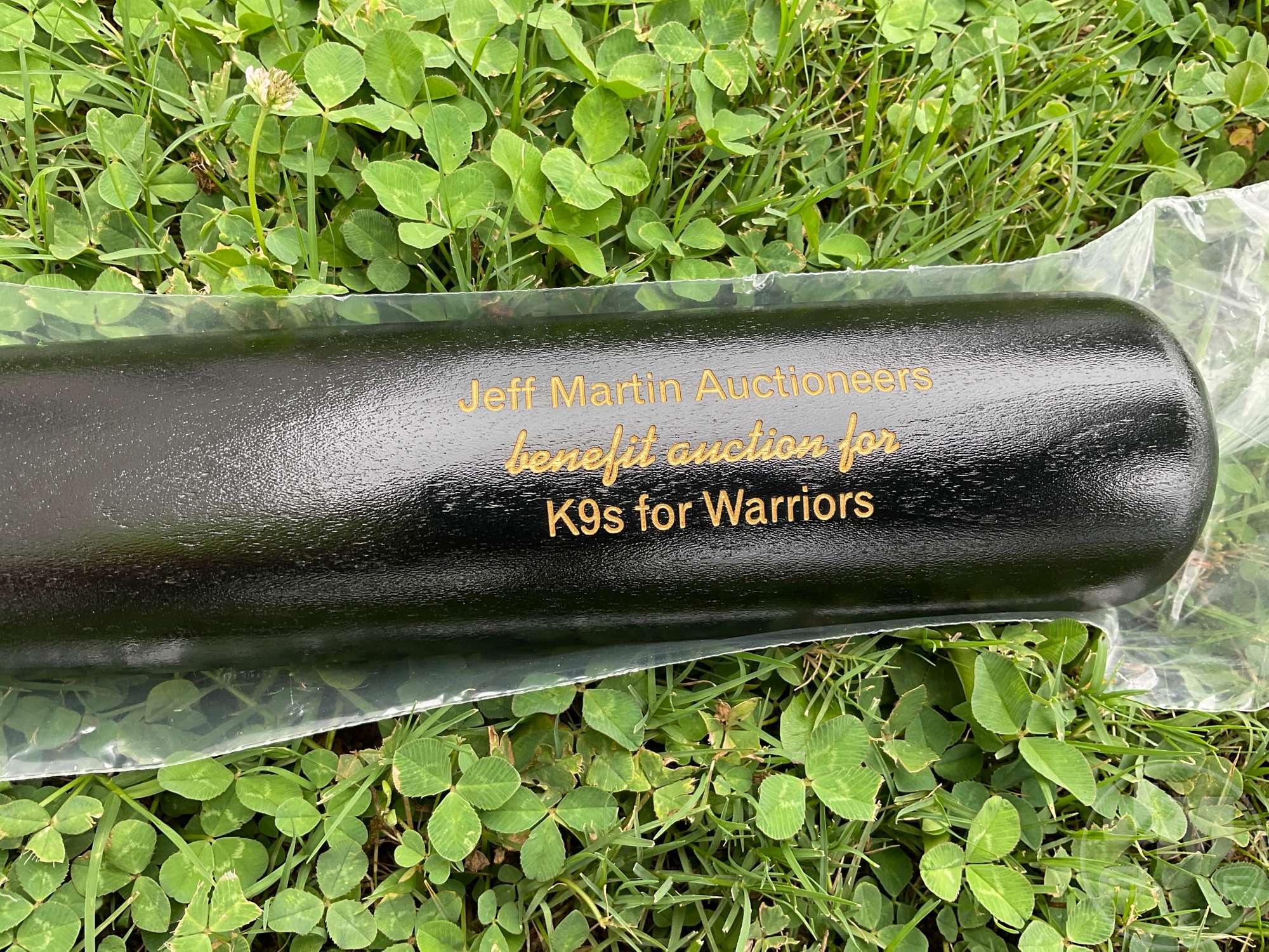 CHARITY LOT - LOUISVILLE SLUGGER BASEBALL BAT, PROCEEDS BENEFIT K9'S