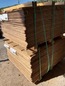 (2) PALLETS OF HICKORY WOOD SHEETS. ***CONDITION UNKNOWN***