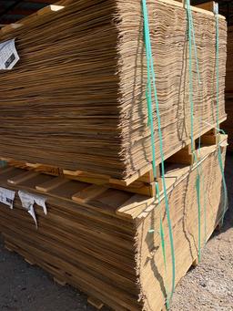 (2) PALLETS OF HICKORY WOOD SHEETS. ***CONDITION UNKNOWN***