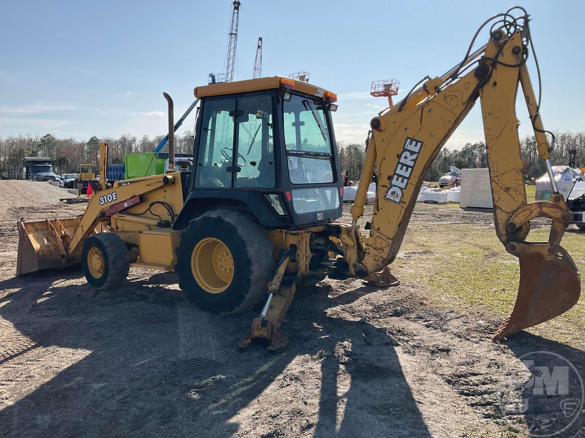 1999 DEERE 310E 4X4 LOADER BACKHOE SN: T0310EX850770