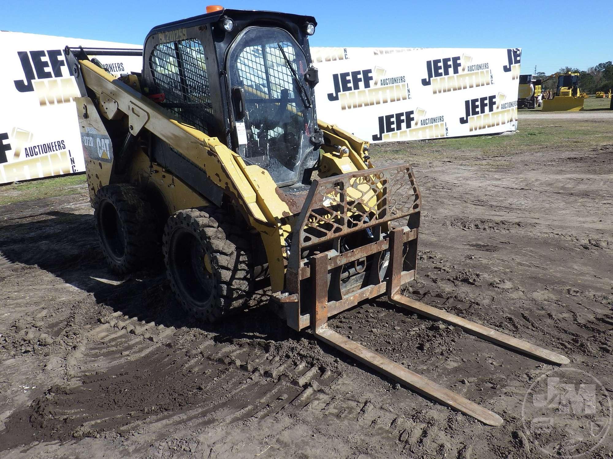 2019 CATERPILLAR 272D2 SKID STEER SN: CAT0272DVBL201258 CAB