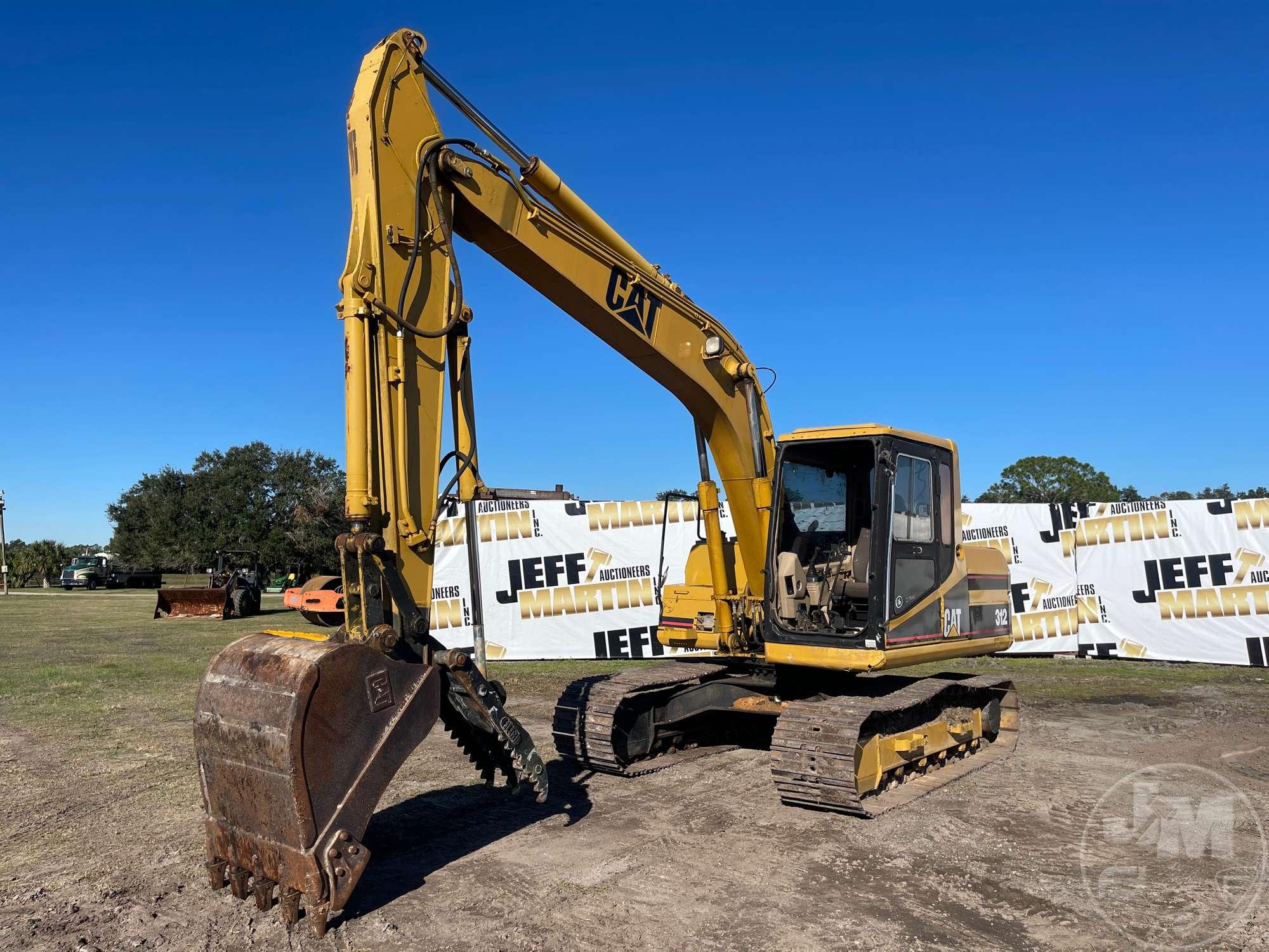 1995 CATERPILLAR 312 HYDRAULIC EXCAVATOR SN: 6GK01101