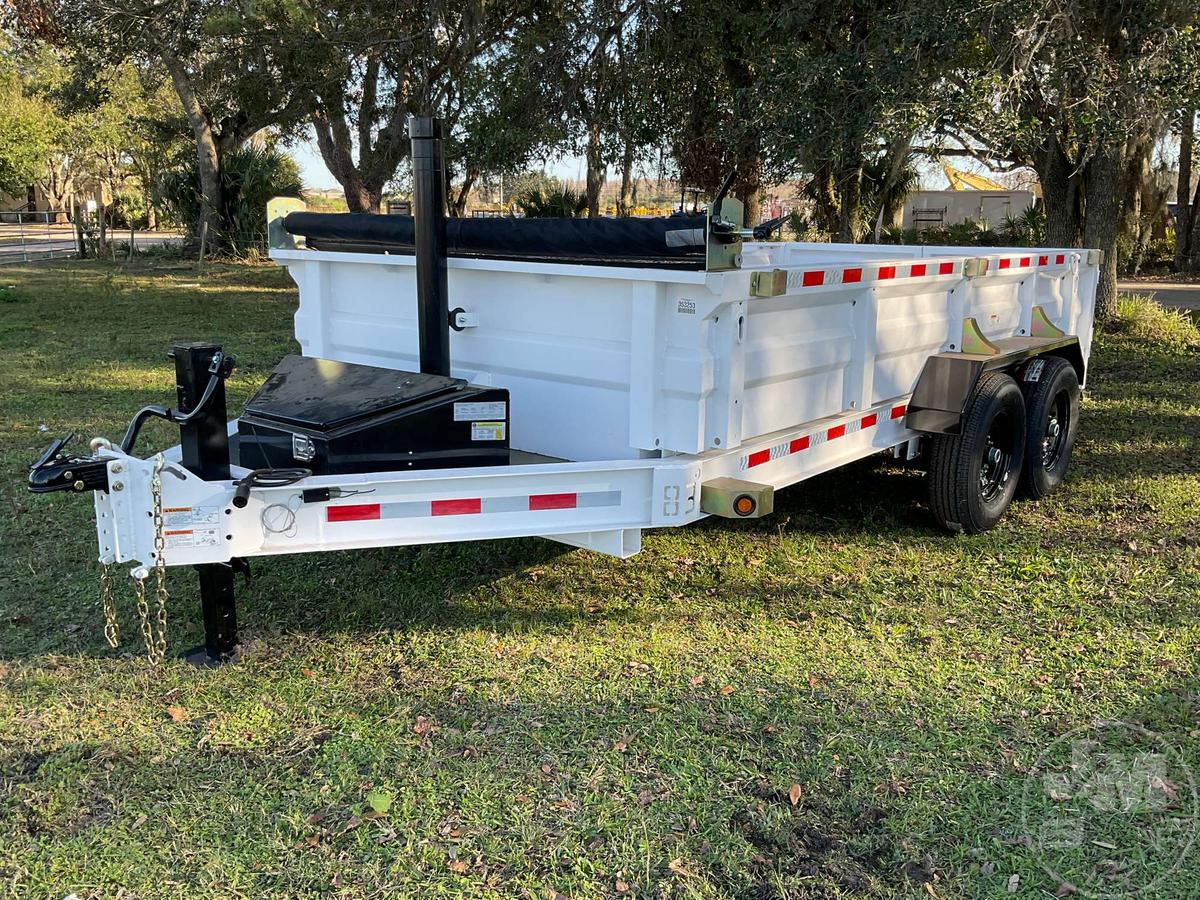 2023 DARPAH LLC 83DC DUMP TRAILER 7'X14' VIN: 7M6AA1424PA000047