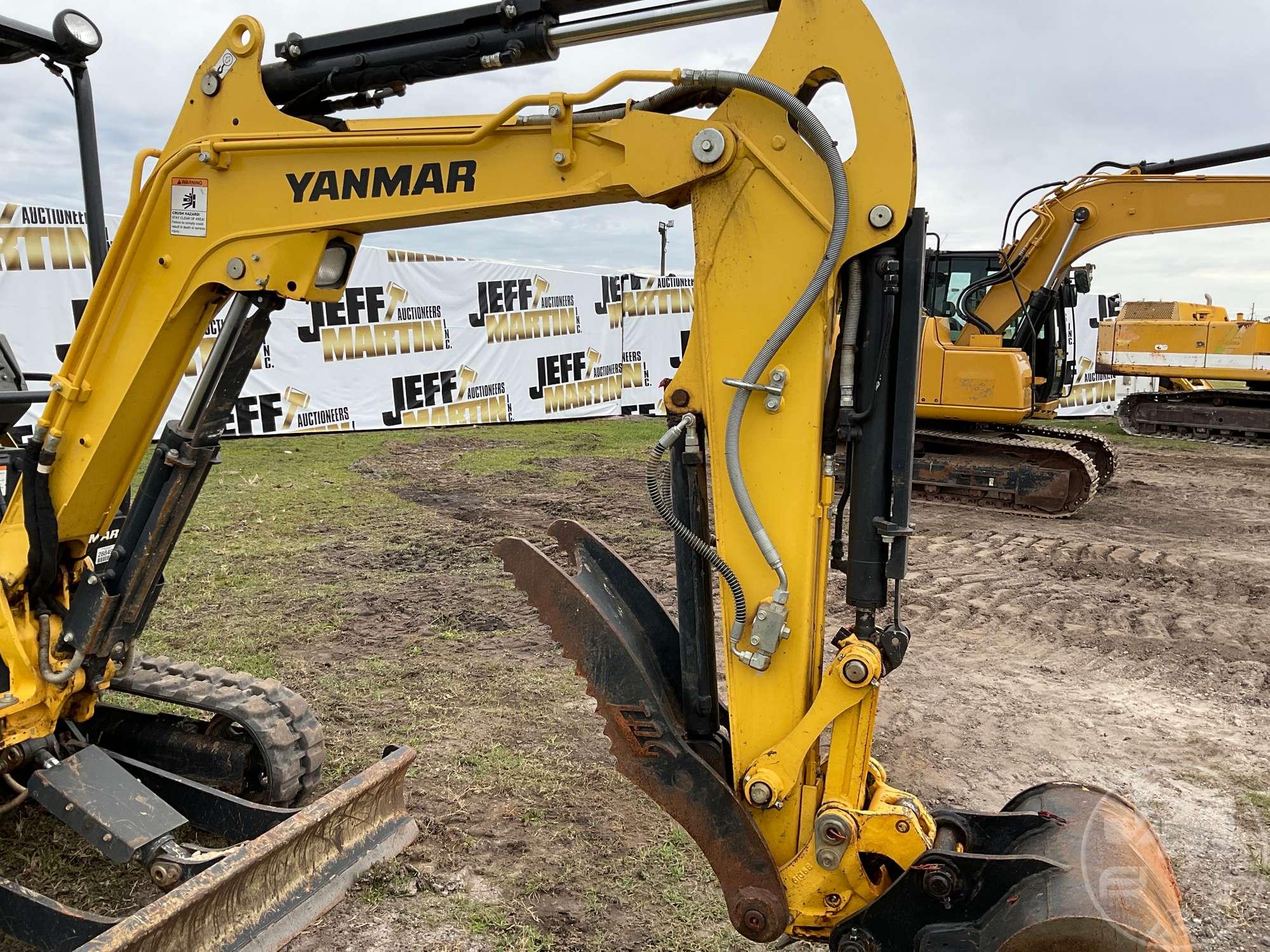 2019 YANMAR VIO25-6A MINI EXCAVATOR SN: YMRVIO25HKAJAF742