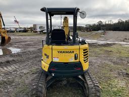 2019 YANMAR VIO35 MINI EXCAVATOR SN: AJ358