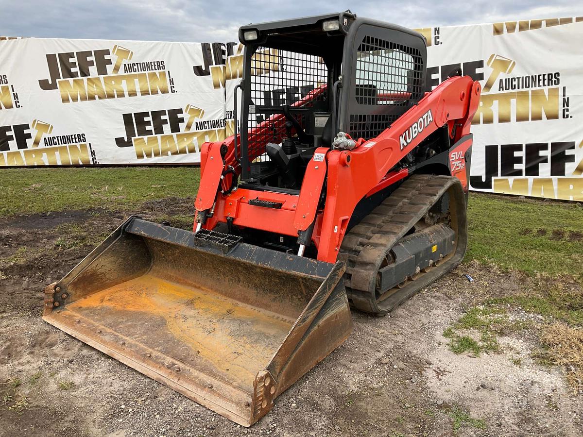 2020 KUBOTA MODEL SVL75-2 MULTI TERRAIN LOADER SN: KBCZO52CEL1C49236 CANOPY